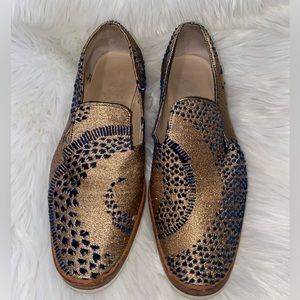 Rare Free People Snake Eyes Loafers